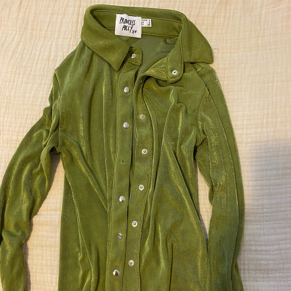 Princess Polly Green Elody Long sleeve